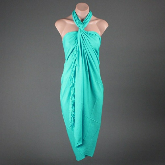 ✔Turquoise Sarong / Pareo - Picture 2 of 5